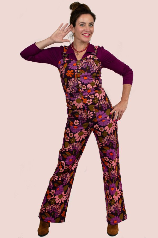 Dungaree Denim Shabby Rose choco