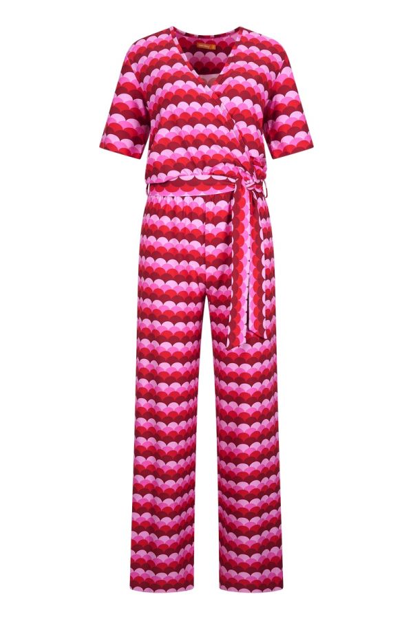 Jumpsuit Frankie Scale Red