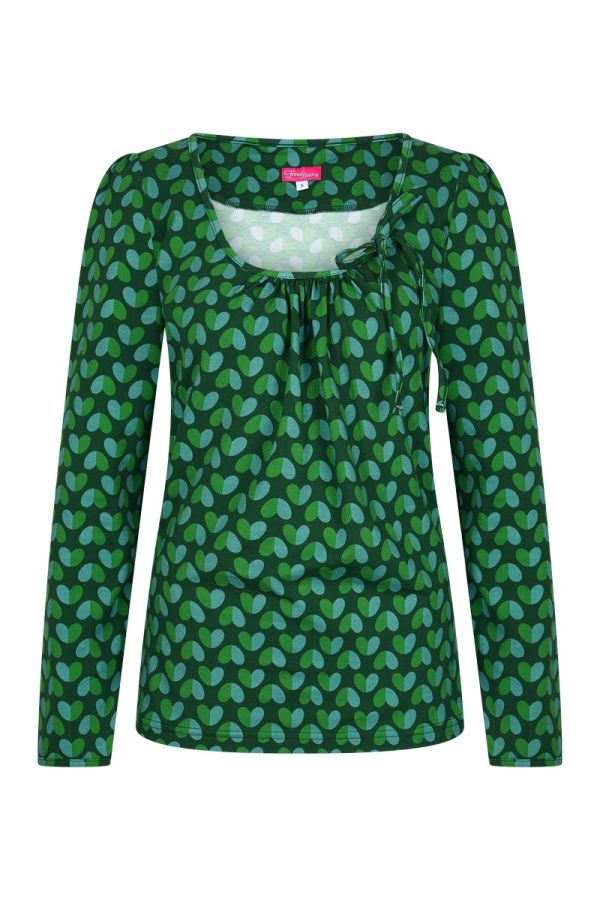 Top Dolly Hearts Green