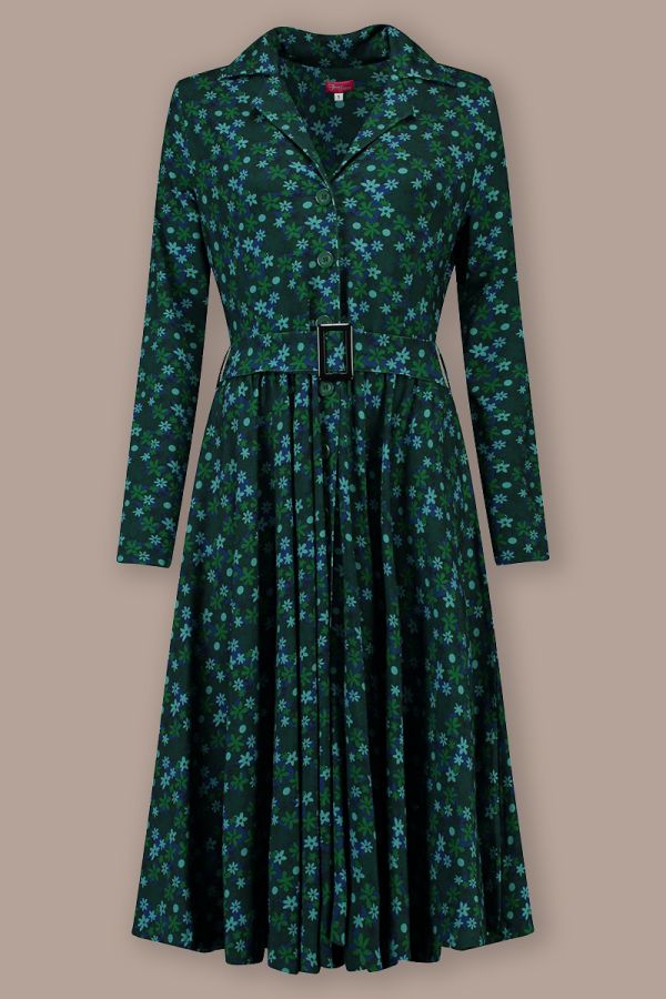 Dress Peggy Ann Florabella Green