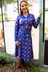 Dress Vera Lynn Midi Bambi blue