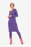 Tunic Dress Tilda Geo Mod Purple